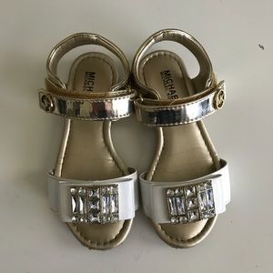 Size 10 Michael Kors girls sandals